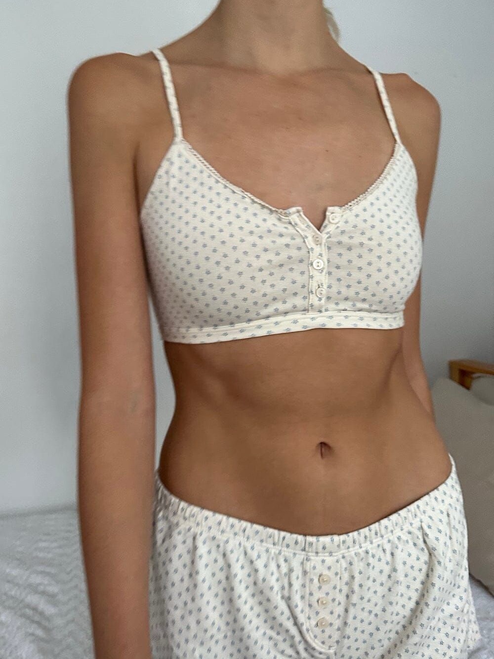 Brandy Melville Floral Bralette